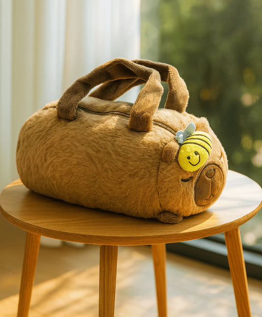 Plush Animal Handbag with Cute Design